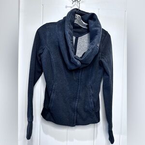 lululemon athletica Dark Blue Cowl Neck Sweater